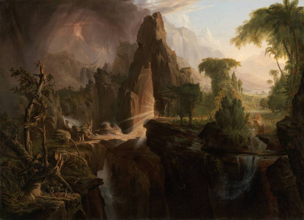 Thomas Cole, The Expulsion from the Garden of Eden (1828)